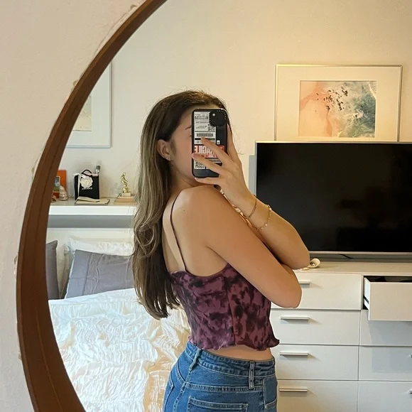 Purple Cowl Top - Picture 2 of 5